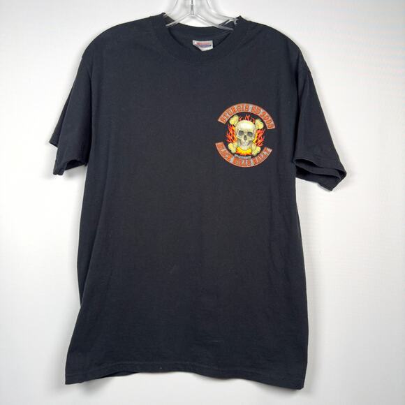 Vintage 2003 Sturgis SD 63rd Anniversary Black Rally T-Shirt Size M - Picture 3 of 5